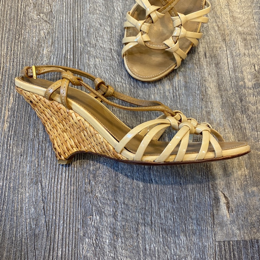 Prada Wedges - Tan, Size 37 - Picture 7 of 9